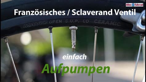 Franz Sisches Ventil Sclaverand Ventil Aufpumpen Alles Fahrrad