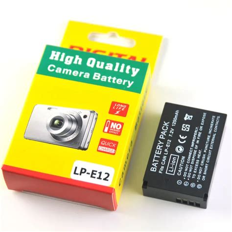 Lp E12 Lp E12 Lpe12 Camera Battery For Canon Eos M M2 100d Kiss X7