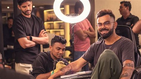 Virat Kohli New Tattoo Artist Shares Meaning Behind It MyKhel