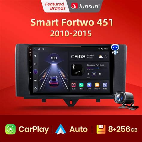 Junsun V Pro Din Android Auto Radio Para Mercedes Benz Smart Fortwo