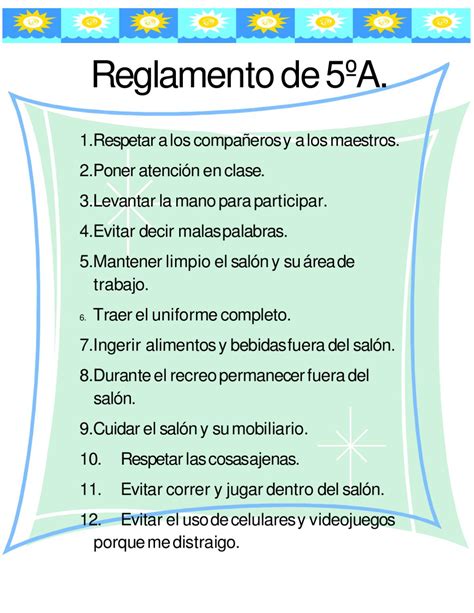 Ejemplo De Reglamento Para Secundaria Image To U