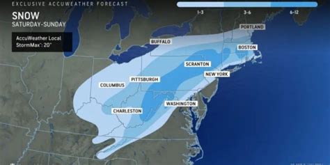 First Anticipated Snowfall Totals Released For Major Storm Headed To ...