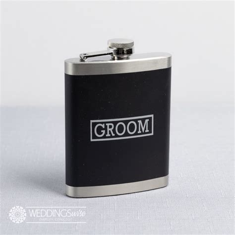 Groom Hip Flask Weddings Wise