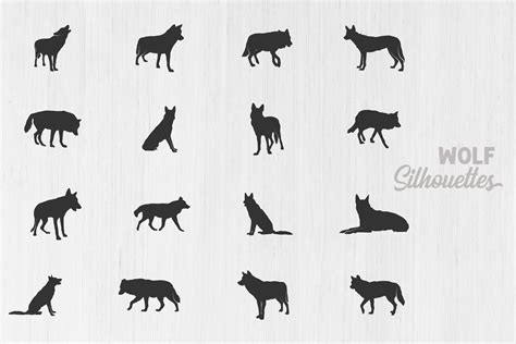 Wolf Silhouette Wolf Svg Wolf Vector Graphic By Design Lands