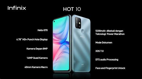 Infinix Hot 10 Meluncur Helio G70 Harga Rp 1 5 Jutaan Jagat Gadget