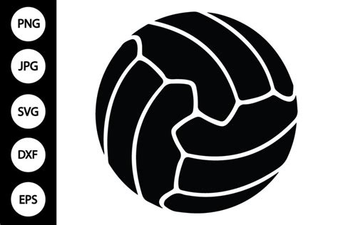 Volleyball Silhouette SVG, Volleyball SVG