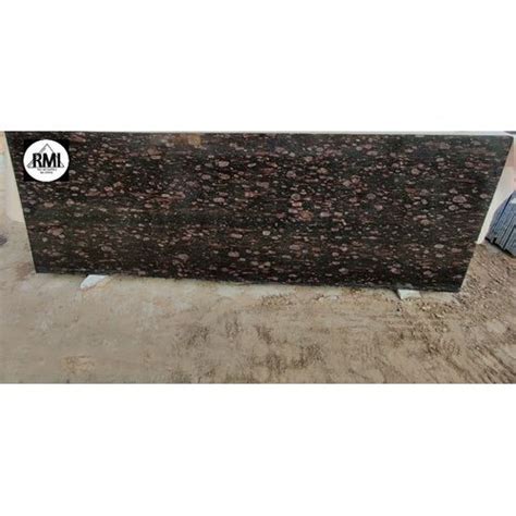 Polished Brazil Nut Brown Rajasthan Granite Slab For Flooring