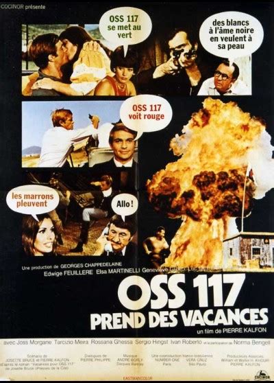 Affiche Oss Prend Des Vacances Pierre Kalfon Cinesud Affiches Cin Ma