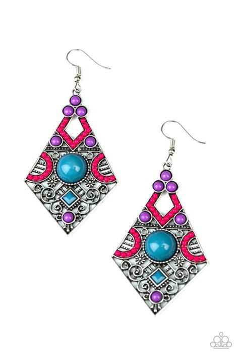 Paparazzi Earring Malibu Meadows Multi Paparazzi Jewelry Online