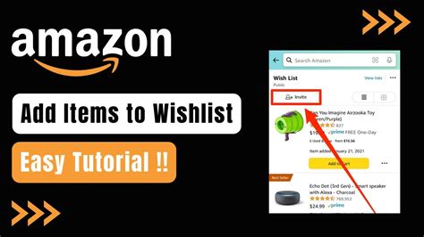 How To Add Items To Amazon Wish List Youtube