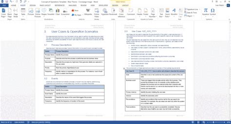 Concept Of Operations Template Sdlc Software Development Templates