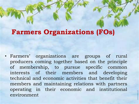 FarmerProducer Organization Arunkumar R Annamalai University PPT