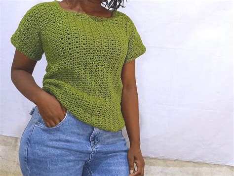 Crochet Summer Top Free Pattern Tutorial Sitncrochet