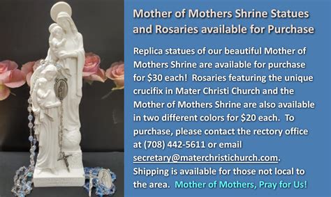 Welcome To Mater Christi Parish And Shrine Of The Mother Of Mothers