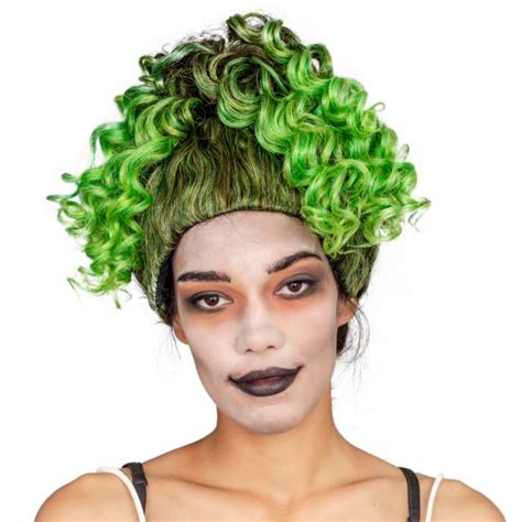 Eliza Zombie Wig Costume Agent Smart Green Zombie Costume Wig