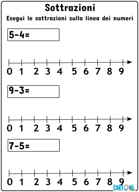 Linea Dei Numeri Da Stampare Fino A E