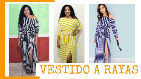 Vestido A Rayas