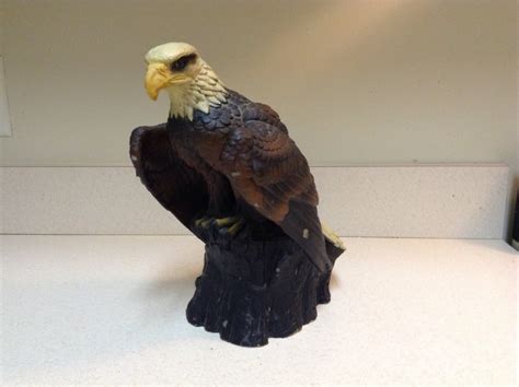 Bald Eagle Candle Wax Statue Tall Colorful Sculptured Etsy