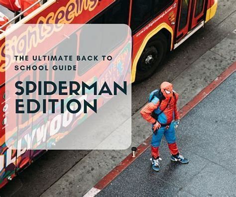 The Ultimate Back To School Guide Spiderman Edition Crystal Carder