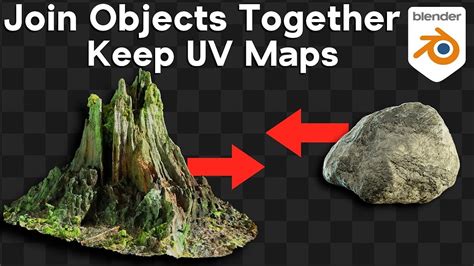 How To Join Objects And Keep The UV Maps Blender Tutorial Tutorials