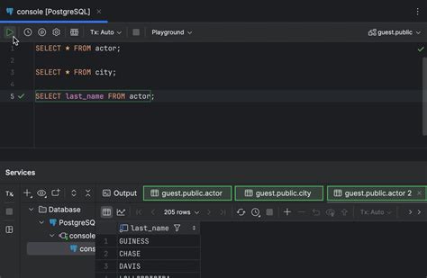 User Interface Datagrip Documentation