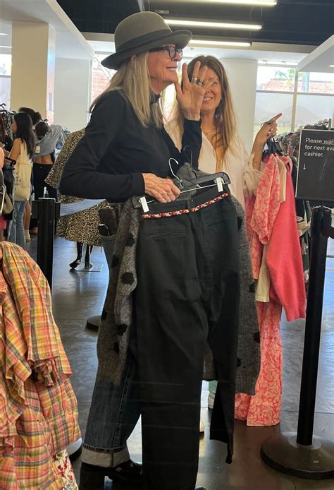 DIANE KEATON Shopping at The Great in Beverly Hills 08/16/2023 – HawtCelebs
