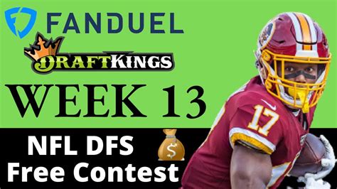 Draftkings Nfl Week 13 And Fanduel Week 13 Lineups Nfl Dfs Strategy 2023