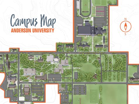 Anderson University Indiana Campus Map - Eudora Rosabelle