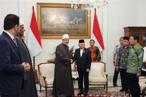 Wapres Dan Grand Syekh Al Azhar Bahas Penanganan Islamofobia Antara News