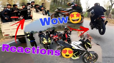 Sunday Ride Full Hyper Ridding 🔥🥷🥵 Full Power 🔥🤯 Reactions 🥰😍 Youtube