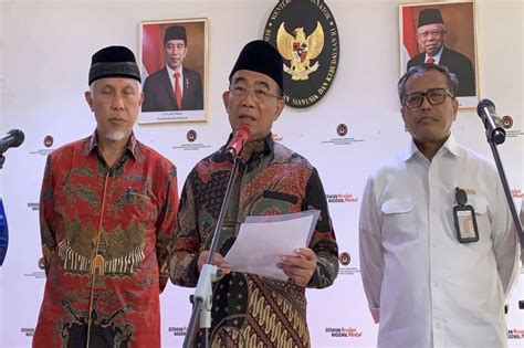 Bencana Alam Landa Tiga Daerah Menko Pmk Minta Perbaikan Infrastruktur