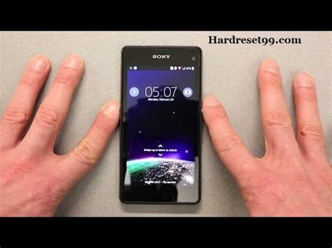 Sony Xperia Z1 Compact Hard Reset Factory Reset Password Recovery