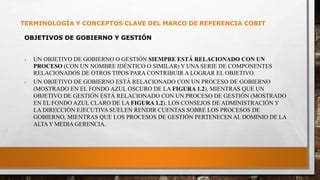 OBJETIVOS DE GOBIERNO Y GESTIÓN BASADO EN COBIT pptx