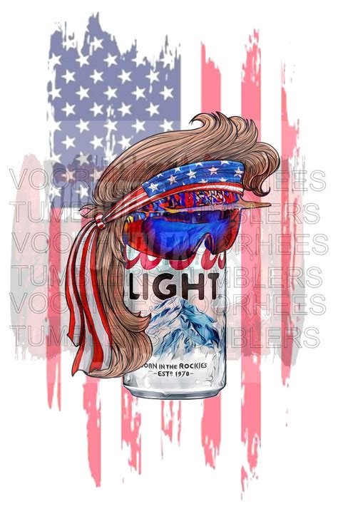 Mullet America Beer Can Fan Art Sunglasses Png Download Etsy
