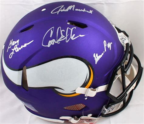 Vikings Purple People Eaters Full Size Authentic On Field Helmet