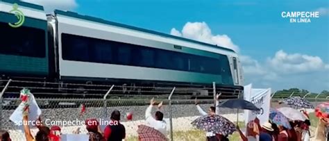 President Obrador Inaugural Ride On The Yucatan Route Of The Maya