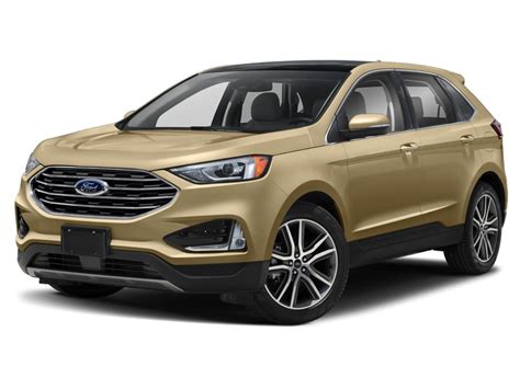 New 2020 Ford Edge Titanium Awd In Desert Gold Metallic For Sale In