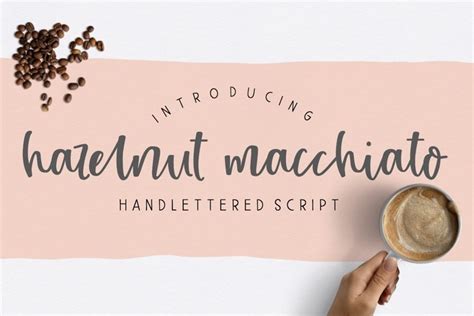 Hazelnut Macchiato Handlettered Script Font