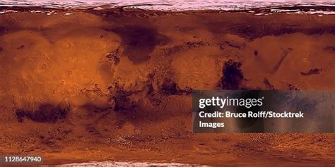 Mars Surface Layout Map Illustration 3d Rendering High-Res Vector ...