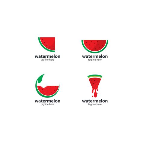 Watermelon logo vector icon concept 18883995 Vector Art at Vecteezy