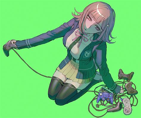 Nanami Chiaki Danganronpa And 2 More Drawn By Katahabawawawawa