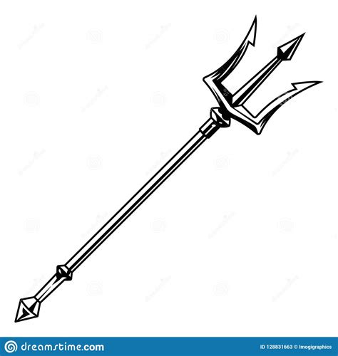 Easy Poseidon Trident Drawing / Trident Png Image Poseidon Trident Logo Clipart 5364598 ...