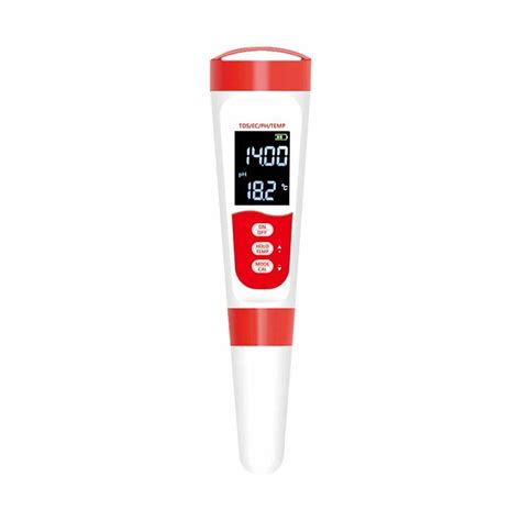 4 In1 TDS EC PH Meter Temperature Tester Pen Multifunctional Digital