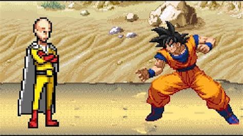 One Punch Man Vs Goku Wallpaper