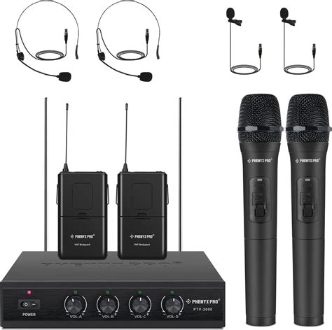 Phenyx Pro Wireless Microphone System Channel Vhf India Ubuy