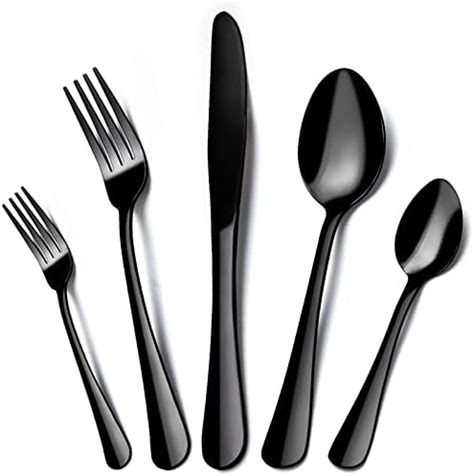 Homquen Piece Silverware Set Service For Stainless Steel Knives