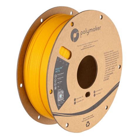 PolyLite PETG Jaune 1000g 1 75mm 3dconsommables