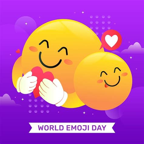 Ilustraci N Para La Celebraci N Del D A Mundial Del Emoji Vector Premium