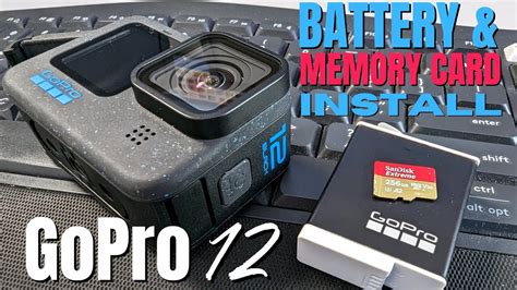 How To Install Memory Card Battery In Gopro Hero Black Youtube