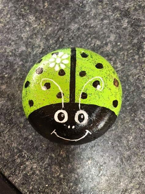 Pin By Regina Forsythe On Rocks Painted In 2024 Diy Rock Art Ladybug